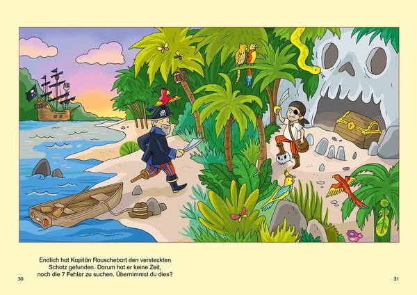 Produktbild: Die verflixten Sieben - Mein Fehler-Such-Buch - Am Meer
