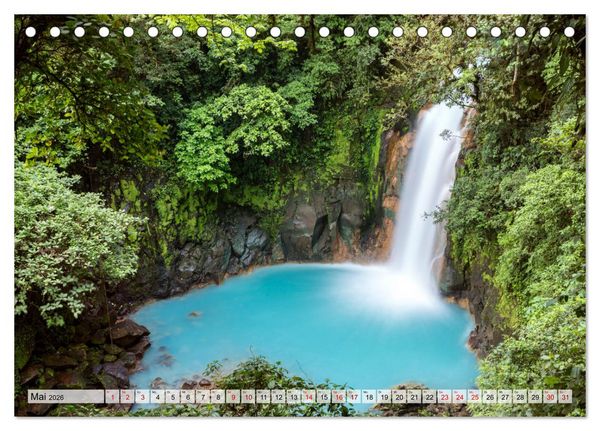 Produktbild: Costa Rica - Tierwelt und Landschaften (Tischkalender 2026 DIN A5 quer), CALVENDO Monatskalender