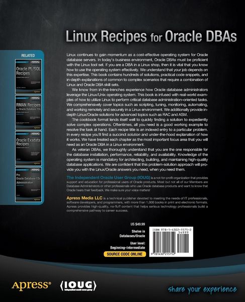 Produktbild: Linux Recipes for Oracle DBAs