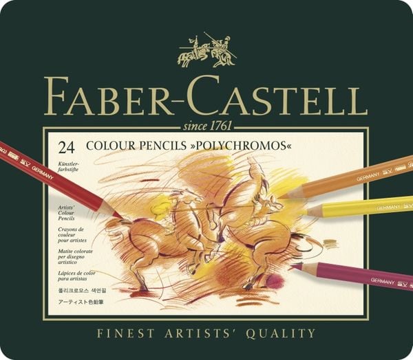 Faber-Castell Künstlerfarbstifte Polychromos 24er Set
