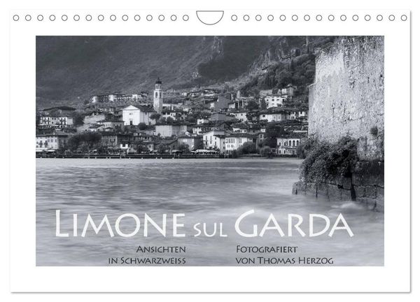 Produktbild: Limone sul Garda schwarzwei&szlig; (Wandkalender 2026 DIN A4 quer), CALVENDO Monatskalender