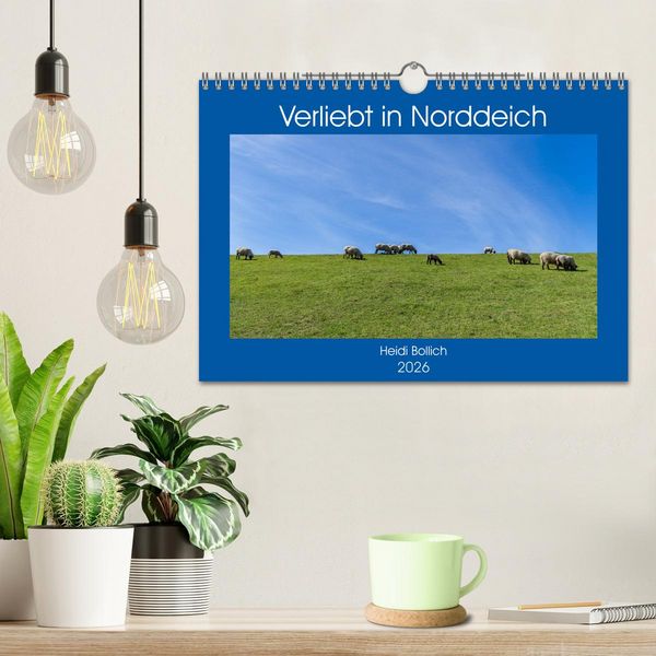 Produktbild: Verliebt in Norddeich (Wandkalender 2026 DIN A4 quer), CALVENDO Monatskalender