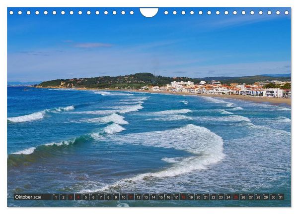 Produktbild: Costa de Ponent - Unterwegs zwischen Barcelona und Tarragona (Wandkalender 2026 DIN A4 quer), CALVENDO Monatskalender