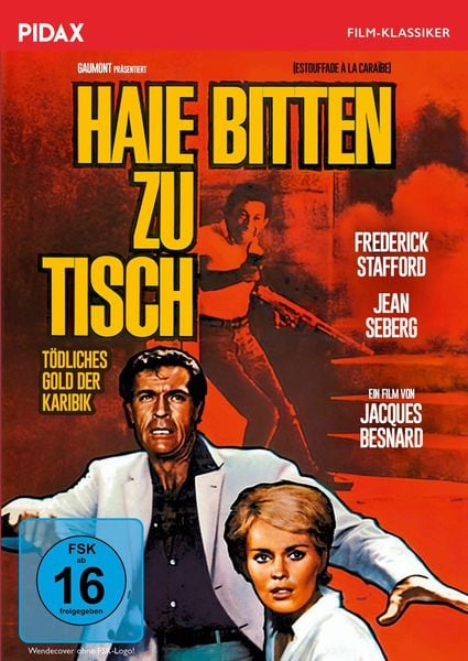 Produktbild: Haie bitten zu Tisch (Estouffade &agrave; la Cara&iuml;be) / Exotischer Abenteuerfilm mit Frederick Stafford (&bdquo;OSS 117&ldquo;) und Jean Seberg (Pidax Film-Klassiker)