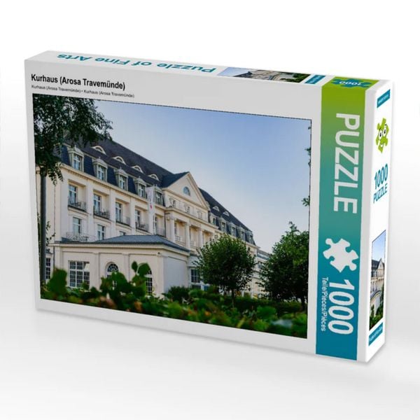 CALVENDO Puzzle Kurhaus (Arosa Travemünde) | 1000 Teile Lege-Größe 64x48cm Foto-Puzzle für glückliche Stunden