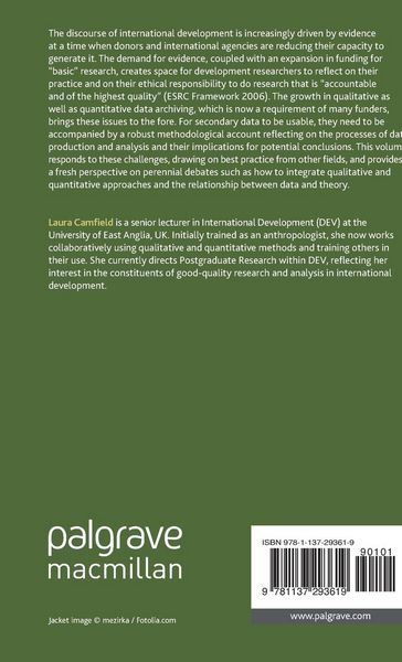 Produktbild: Methodological Challenges and New Approaches to Research in International Development