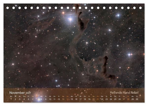 Produktbild: Deep Sky Kalender (Tischkalender 2027 DIN A5 quer), CALVENDO Monatskalender