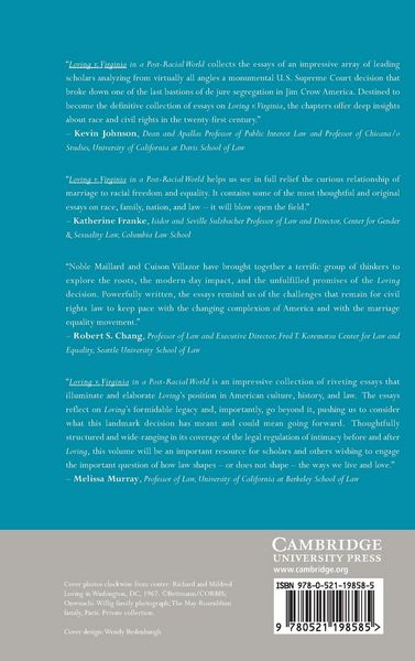 Produktbild: Loving V. Virginia in a Post-Racial World