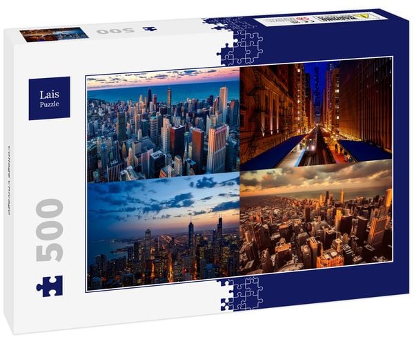 Lais Puzzle Collage Chicago 500 Teile