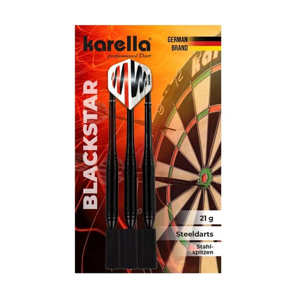 Produktbild: Karella - Steeldart Blackstar 21 gr., 3er Set