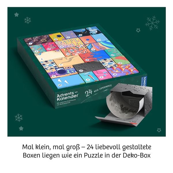 Produktbild: Adventskalender - Die sch&ouml;nsten Experimente zur Weihnachtszeit