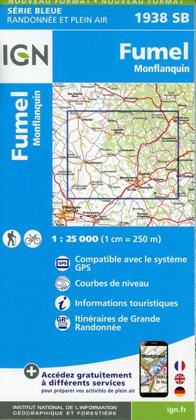 Produktbild: Fumel-Monflanquin 1:25 000
