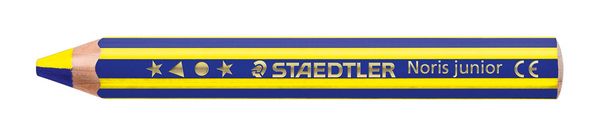 Produktbild: STAEDTLER Noris junior 140 Kindermalstift 3 in 1, 6 Duo Malstifte + 1 Spitzer