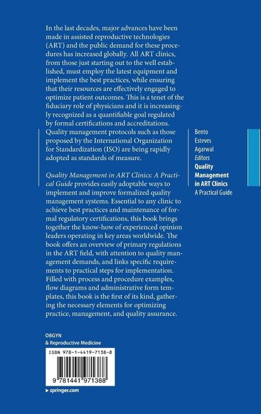 Produktbild: Quality Management in ART Clinics