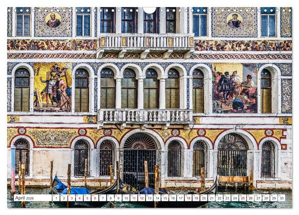 Produktbild: Venedig - Impressionen aus der Serenissima (Wandkalender 2026 DIN A3 quer), CALVENDO Monatskalender