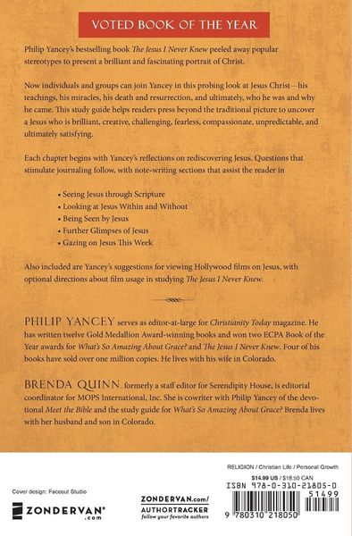 Produktbild: The Jesus I Never Knew Study Guide