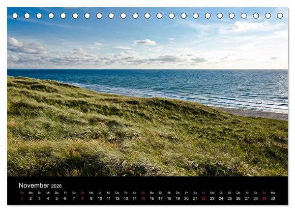 Produktbild: Meer und K&uuml;ste (Tischkalender 2026 DIN A5 quer), CALVENDO Monatskalender