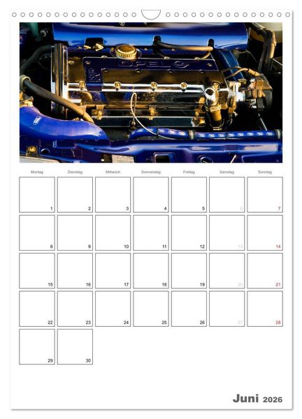 Produktbild: Tuning Power Planer (Wandkalender 2026 DIN A3 hoch), CALVENDO Monatskalender