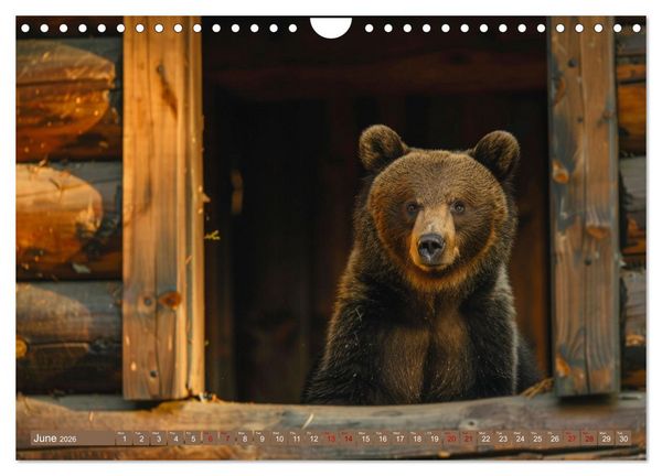 Produktbild: Bears Kingdom (Wall Calendar 2026 DIN A4 landscape), CALVENDO 12 Month Wall Calendar