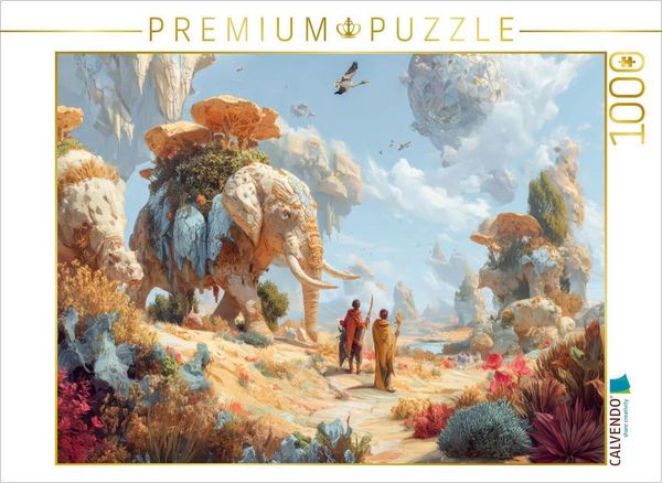 Produktbild: CALVENDO Puzzle Tierparadies | 1000 Teile Lege-Gr&ouml;&szlig;e 64x48cm Foto-Puzzle f&uuml;r gl&uuml;ckliche Stunden