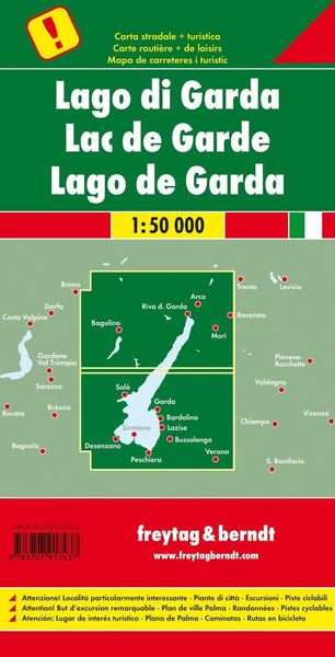Produktbild: Gardasee, Autokarte 1:50.000