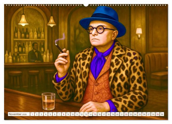 Produktbild: Truman Capote (hochwertiger Premium Wandkalender 2026 DIN A2 quer), Kunstdruck in Hochglanz