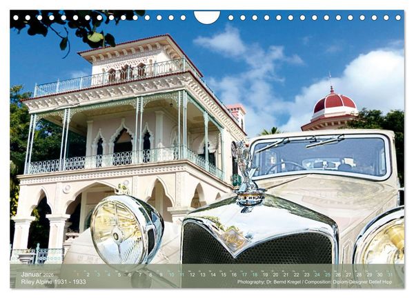 Produktbild: Oldtimer auf 5 Kontinenten (Wandkalender 2026 DIN A4 quer), CALVENDO Monatskalender
