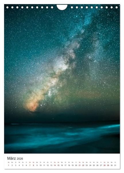 Produktbild: Milchstra&szlig;e - Unsere faszinierende Galaxie. (Wandkalender 2026 DIN A4 hoch), CALVENDO Monatskalender