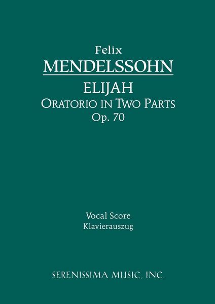 Produktbild: Elijah, Op.70