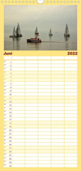 Produktbild: Wilhelmshaven - Familienplaner hoch (Wandkalender 2022 , 21 cm x 45 cm, hoch)