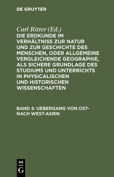 Produktbild: Uebergang von Ost- nach West-Asien