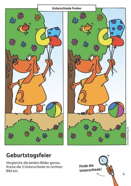 Produktbild: Kindergartenblock ab 4 Jahre - Gemeinsamkeiten & Unterschiede