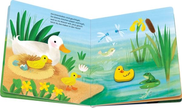 Produktbild: Spiel mit den Tierkindern! Mein buntes Holzpuzzle-Buch