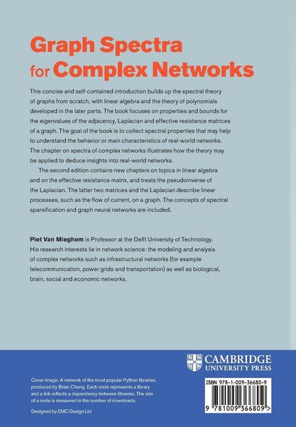Produktbild: Graph Spectra for Complex Networks