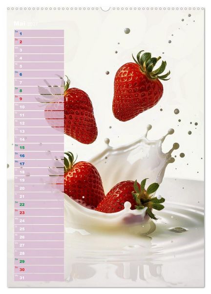 Produktbild: Erfrischendes Obst (Wandkalender 2027 DIN A2 hoch), CALVENDO Monatskalender