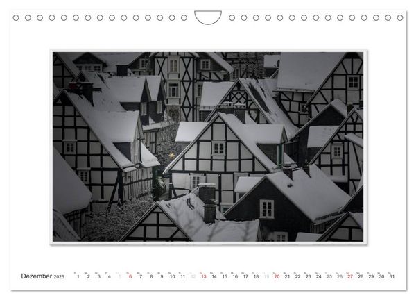 Produktbild: Emotionale Momente: Freudenberg &ndash; Ansichten einer Stadt. (Wandkalender 2026 DIN A4 quer), CALVENDO Monatskalender