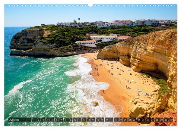 Produktbild: ALGARVE - Urlaub f&uuml;r die Seele (hochwertiger Premium Wandkalender 2026 DIN A2 quer), Kunstdruck in Hochglanz