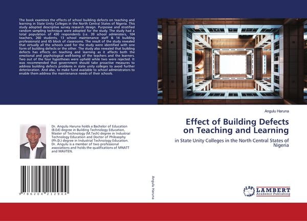 Produktbild: Effect of Building Defects on Teaching and Learning