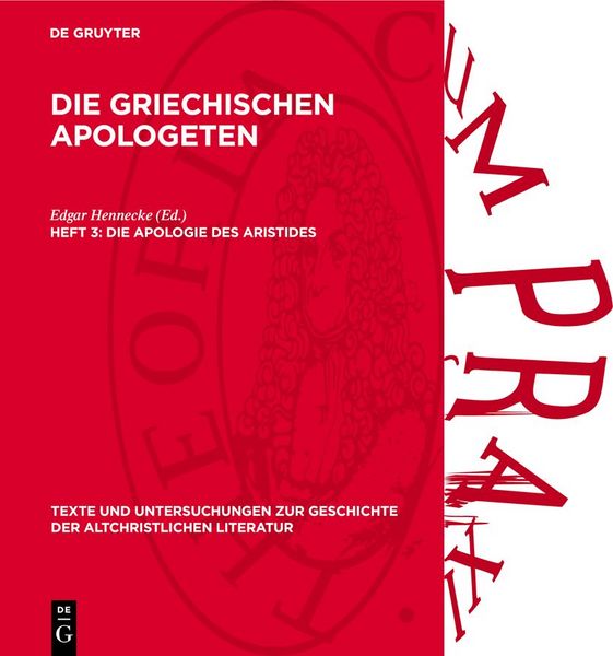Produktbild: Die Apologie des Aristides