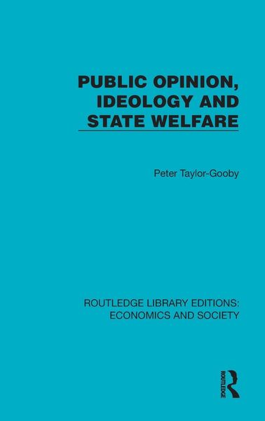 Produktbild: Public Opinion, Ideology and State Welfare