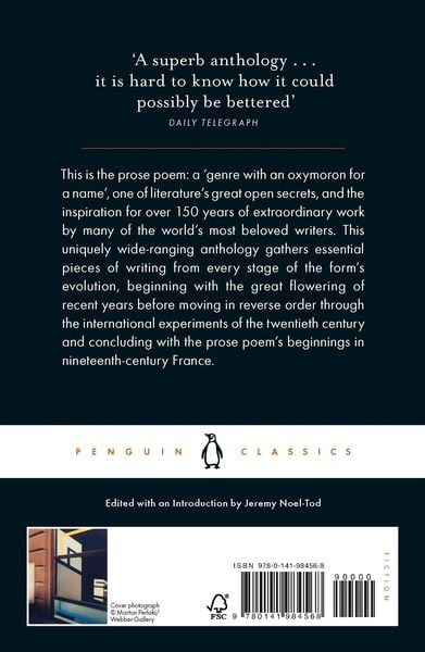 Produktbild: The Penguin Book of the Prose Poem