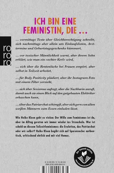 Produktbild: Geständnisse einer Teilzeitfeministin