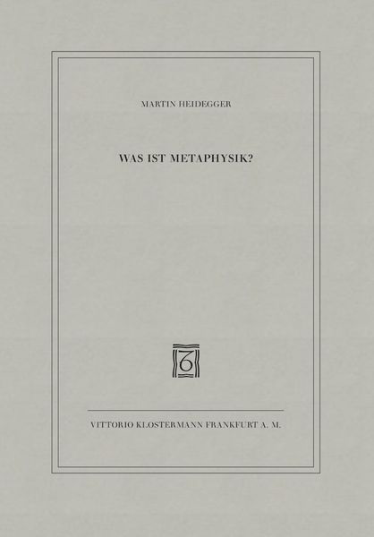 Produktbild: Was ist Metaphysik?