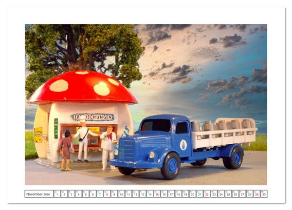 Produktbild: Architektur in Miniatur (Tischkalender 2026 DIN A5 quer), CALVENDO Monatskalender