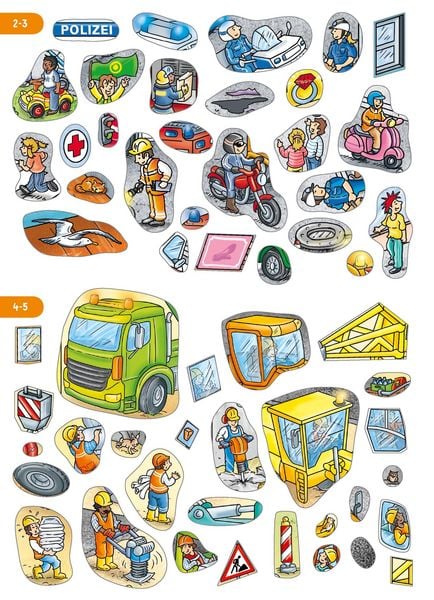 Produktbild: Wimmeln, R&auml;tseln, Stickern: Fahrzeuge