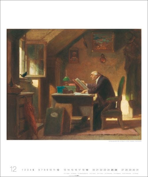 Produktbild: Carl Spitzweg Edition Kalender 2027