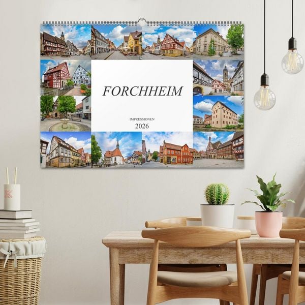Produktbild: Forchheim Impressionen (Wandkalender 2026 DIN A2 quer), CALVENDO Monatskalender