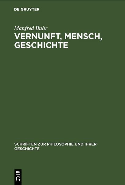 Produktbild: Vernunft, Mensch, Geschichte