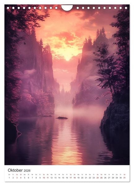Produktbild: Midgard - Mythische Landschaften des Nordens (Wandkalender 2026 DIN A4 hoch), CALVENDO Monatskalender