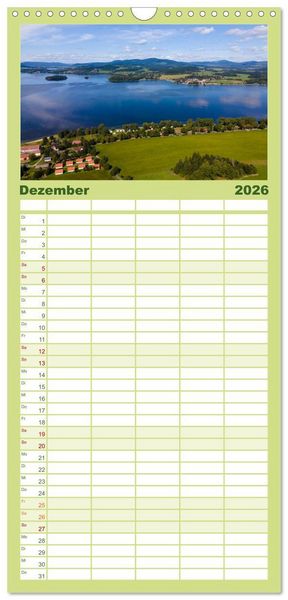 Produktbild: Familienplaner 2026 - Tschechien - Eine Reise durch ein wundersch&ouml;nes Land mit 5 Spalten (Wandkalender, 21 x 45 cm) CALVENDO